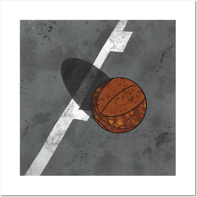 Basketball Never Stops Wall Art by Lukish